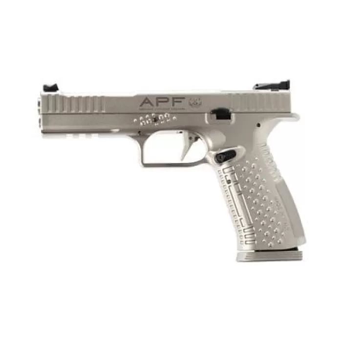 Ampf Strike One Ergl 9Mm 5" 17Rd Slv AFS1E-9-SL-17-OR Ampf Strike One Ergl 9Mm 5" 17Rd Slv AFS1E-9-SL-17-OR