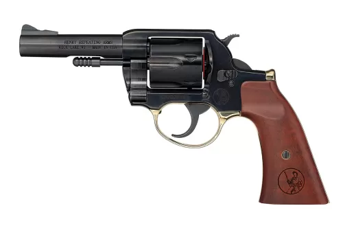 Henry Big Boy 38 Spl/357 Mag, 4" Barrel, Blued, Birdshead Grips, 6rd
