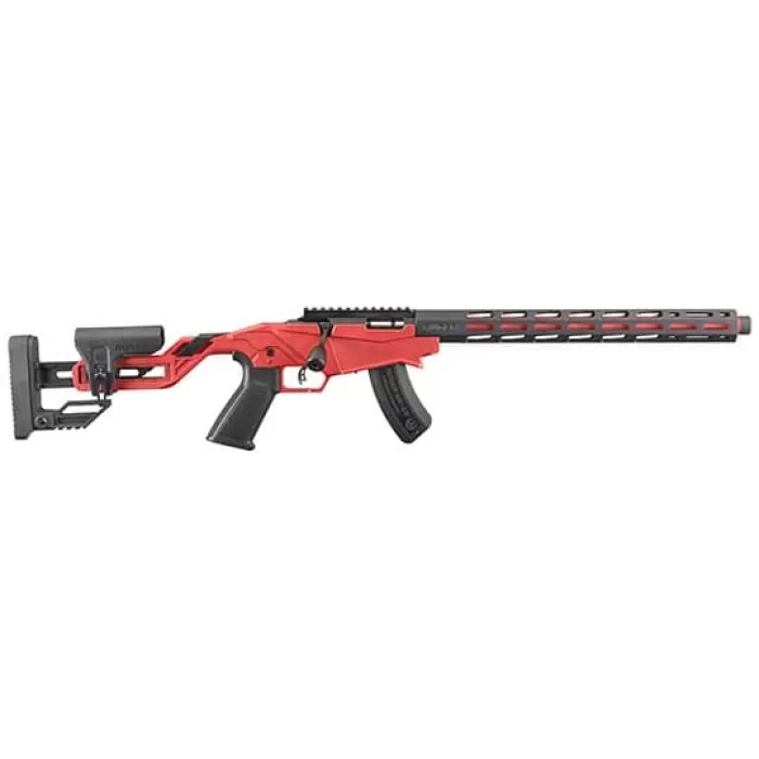 Ruger Ruger Precision, .17Hmr, 16.1" Threaded Barrel, Red Stock &Amp; Barrel, 15-Rd 8420 Ruger Ruger Precision, .17Hmr, 16.1" Threaded Barrel, Red Stock &Amp; Barrel, 15-Rd 8420