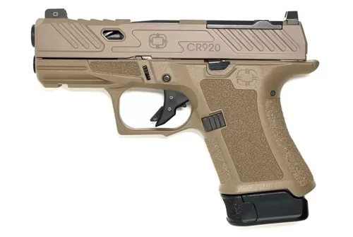 Shadow Systems SS-4024 CR920 Elite FDE Limited Edition Optic Cut Black Barrel 9mm 1x10rd 2x13rd