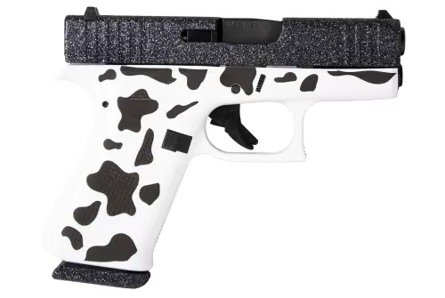 GLOCK 43X 9MM 3.41" GLITTER GUNZ TACTICAL COW