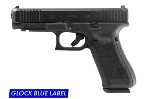 GLOCK Blue Label G47 MOS 9mm Pistol - Black