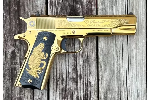 Colt 1911 El Presidente de Oro .38 Super - 5