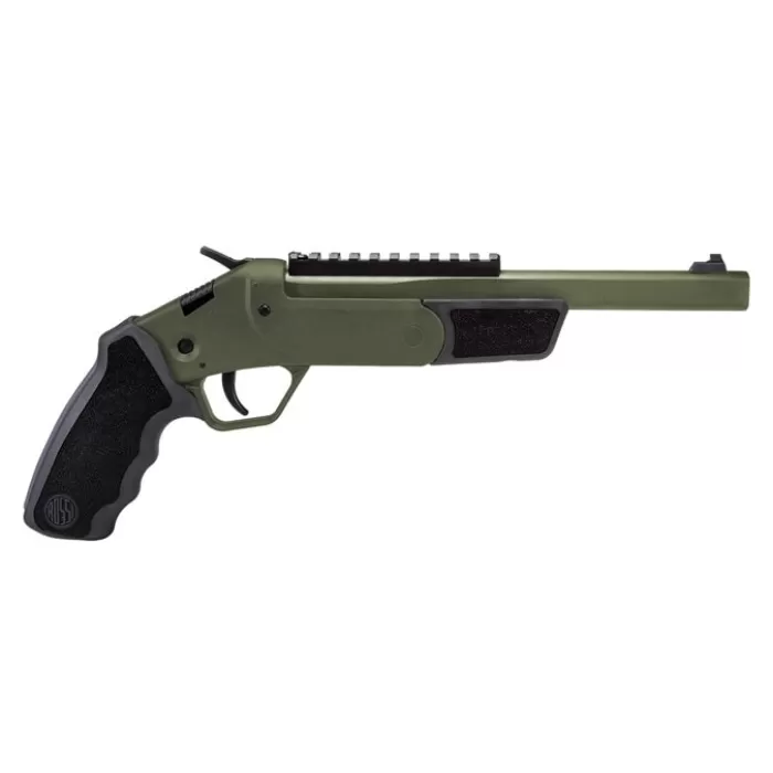 Rossi Brawler 410/45LC 9" Single Shot Pistol, OD Green - SSPB9-T Rossi Brawler 410/45LC 9" Single Shot Pistol, OD Green - SSPB9-T