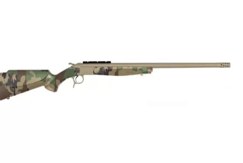 Connecticut Valley Arms Scout TD 350 Leg 20" Fde Woodlnd Camo Ivs Exclu CR4837S