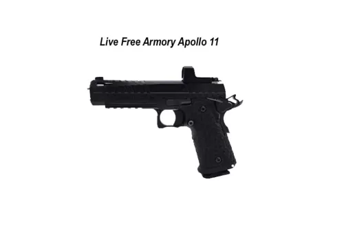 Live Free Armory Apollo 11 Full Size 9mm 4.9