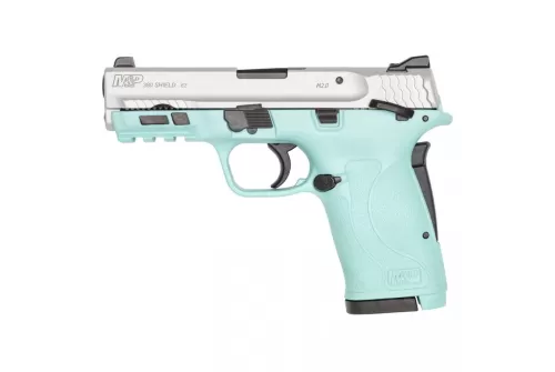 Smith and Wesson M&P 380 SHIELD EZ M2.0 Robin's Egg Blue .380 ACP 3.7