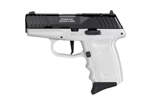 SCCY DVG-1 RDR White Frame/Black Slide 9mm 3.1â€ Barrel 10-Rounds