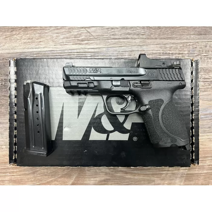 S&W M&P9 M2.0 Compact 9mm 4" 15rd Pistol w/ 5MOA CT Red Dot, Black - 13381 S&W M&P9 M2.0 Compact 9mm 4" 15rd Pistol w/ 5MOA CT Red Dot, Black - 13381