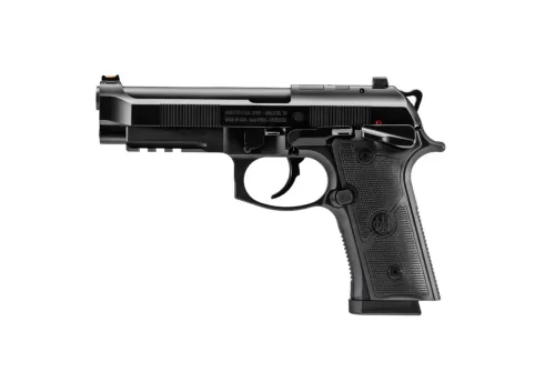 Beretta 92GTS 9mm, 4.7" Barrel, Black Cerakote, Optic Ready, 15rd