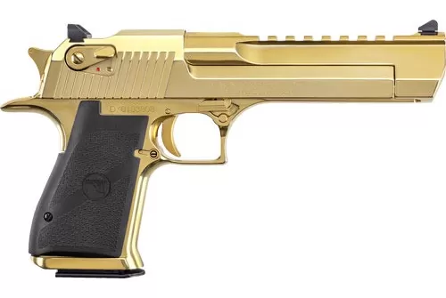 Magnum Research Desert Eagle Mark XIX .357 Mag, 6" Barrel, 9 rnd - Gold Zirconium Nitride [MPN:DE357ZNG]