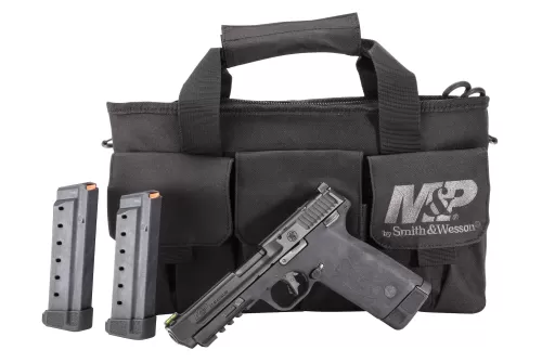 Smith & Wesson M&P22 .22 WMR 4.35" 30rd Pistol w/ 3 Mag & Bag, Black - 14189