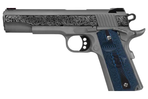 Competition Pistol .45 ACP 5in Brl SS Filigree Frame and Barrel
