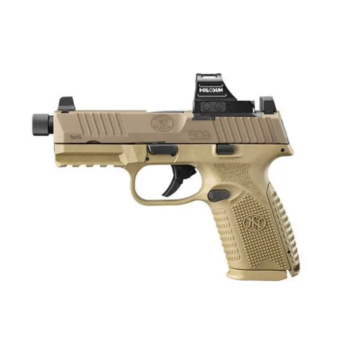 FN 509 Midsize Tactical 9mm Striker Fired Semi-Auto Pistol - 4.5