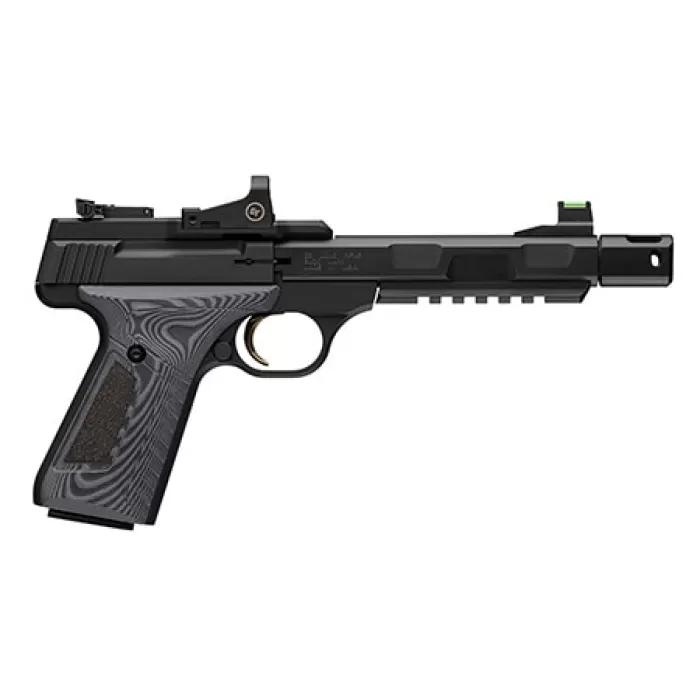 Browning Buckmark Contour Pro - .22lr 5.9" Blk/gry W/red Dot* Browning Buckmark Contour Pro - .22lr 5.9" Blk/gry W/red Dot*