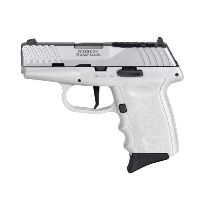 SCCY DVG1 9mm TT Slide WHT GripNo External Safety 10RD Mag Red Dot Ready