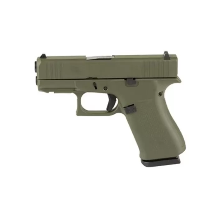 GLOCK 43X 9MM 10RD OD GREEN FRT RAIL