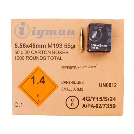 Igman 5.56X45mm M193 55 GRAIN
