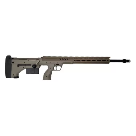 Desert Tech SRSRFMG26RFF SRS M2 338 Lapua Mag 5+1 26" Black Threaded Barrel, Flat Dark Earth Anodized Aluminum Receiver w/Picatinny Rail, M-LOK & Area 419 ARCA Lock Rail Handguard, Flat Dark Earth Cha