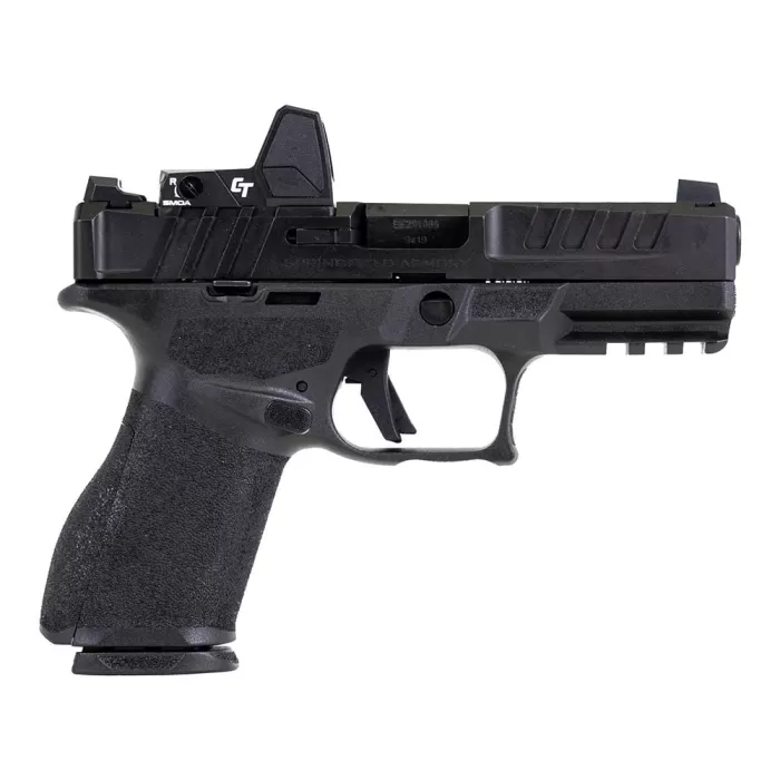 SPRINGFIELD ARMORY Echelon 4.0C 9mm 4in 3x 15rd/2x 18rd Semi-Auto Pistol with CT RAD Green Dot Optic and Range Bag (EC9409B-U-CT) SPRINGFIELD ARMORY Echelon 4.0C 9mm 4in 3x 15rd/2x 18rd Semi-Auto Pistol with CT RAD Green Dot Optic and Range Bag (EC9409B-U-CT)