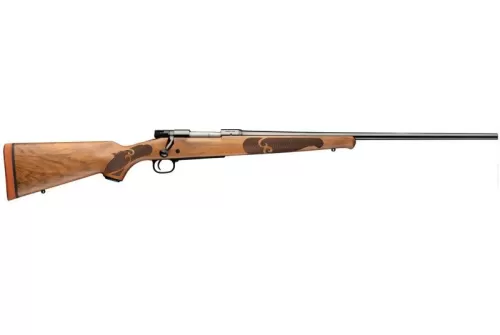 Winchester Model 70 Featherweight 25-06 Rem 22" Gloss Blued Target Crown Barrel, Drilled & Tapped Receiver, Satin AA French Maple w/Schnabel Forearm Stock, 5 Rd