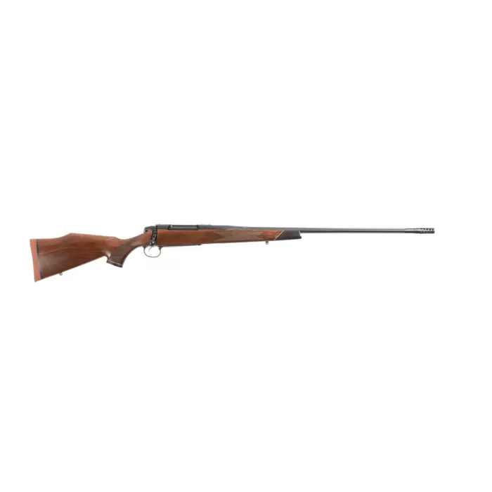 Weatherby Model 307 Adventure SD Fancy Walnut .375 H&H Graphite Black Cerakote Rifle