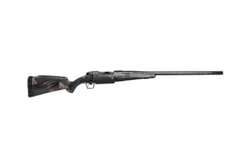 Fierce Firearms ROGSCX7PRC22BT Carbon Rogue XP 7mm PRC 3+1 22" Carbon Fiber Match Grade Threaded Barrel, Black Cerakote Steel Drilled & Tapped Receiver, BiPod Rail Forend, Trophy Camo Fixed Carbon Fib