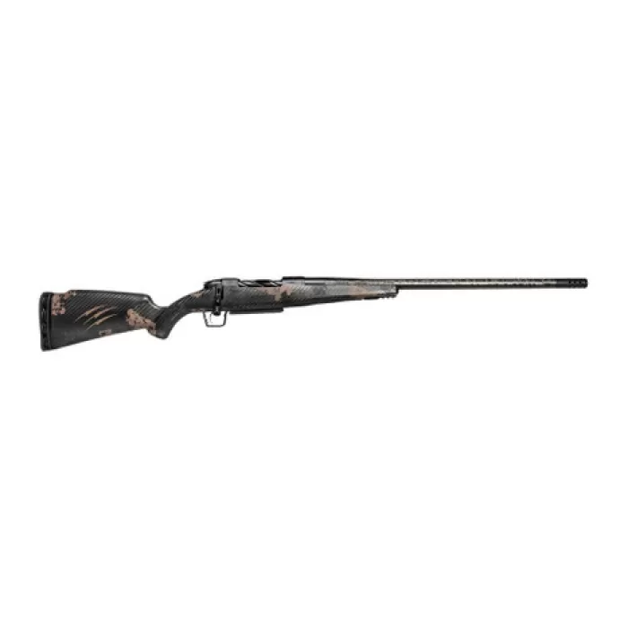 Fierce Firearms ROGSCX7PRC22BT Carbon Rogue XP 7mm PRC 3+1 22" Carbon Fiber Match Grade Threaded Barrel, Black Cerakote Steel Drilled & Tapped Receiver, BiPod Rail Forend, Trophy Camo Fixed Carbon Fib
