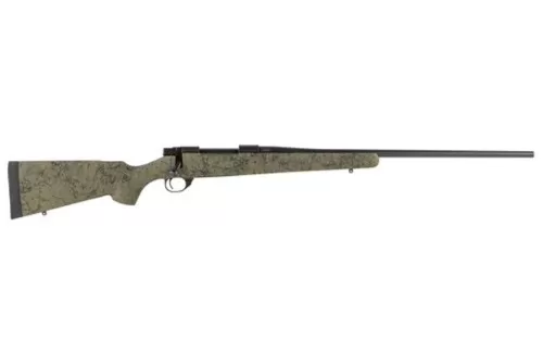 Howa 1500, Bolt Action Rifle, 308 Winchester, 22" Threaded Barrel, HS Precision Green with Black Webbing Fiberglass Stock, Right Hand, 4rd Mag, Manual Safety
