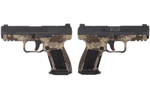 CANIK METE SF ONE SERIES 9MM CHOCOLATE CHIP CAMO PSTL 4.19 BRL 1-15RD MAG