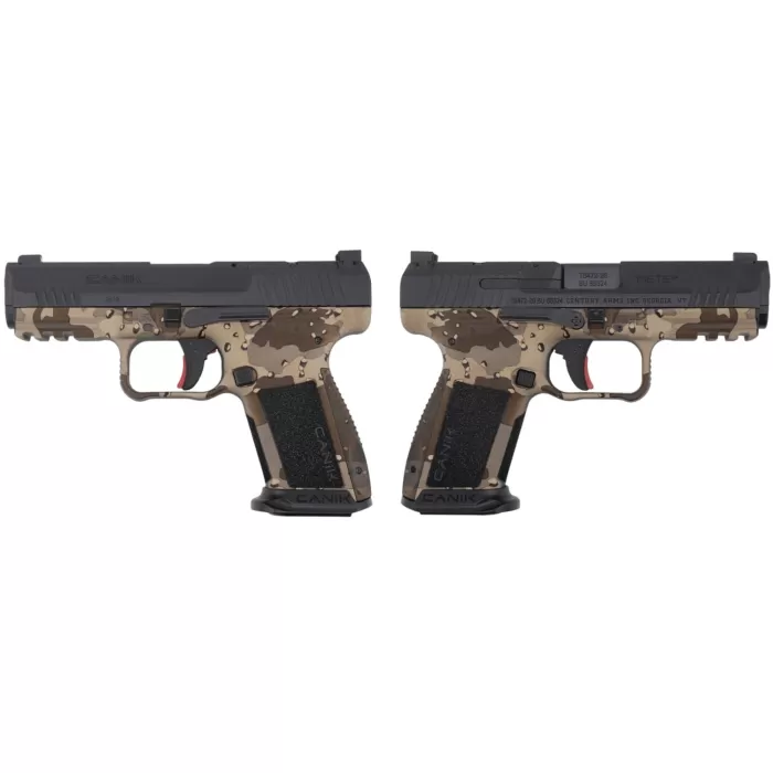 CANIK METE SF ONE SERIES 9MM CHOCOLATE CHIP CAMO PSTL 4.19 BRL 1-15RD MAG