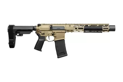 CMMG Zeroed Banshee Mk4 Radial Delayed Blowback .300 Blackout Coyote Tan Cerakote Pistol