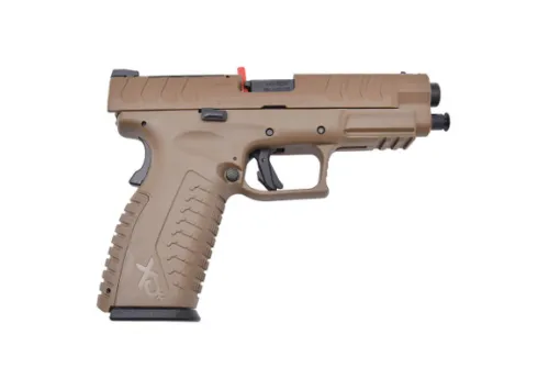 SPRINGFIELD ARMORY XD-M Elite OSP 10mm 4.5in 2x 15rd Mags Desert FDE Striker-Fired Pistol (XDME94510FOSP-15)