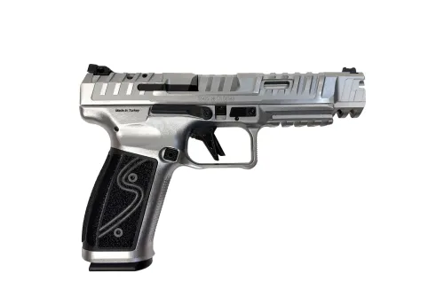 CANiK SFx Rival-S 9mm Pistol with ONYX XL Optic, 5-Inch, Chrome