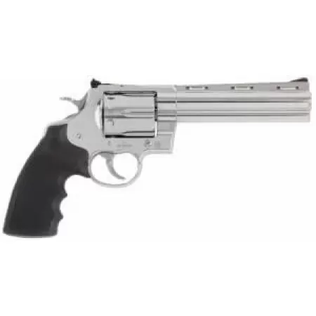 Colt Mfg ANACONDASP6RTS45C Anaconda 45 Colt (Long Colt) 6rd Shot 6" Stainless Vent Rib Barrel, Cylinder & Frame, Black Grip