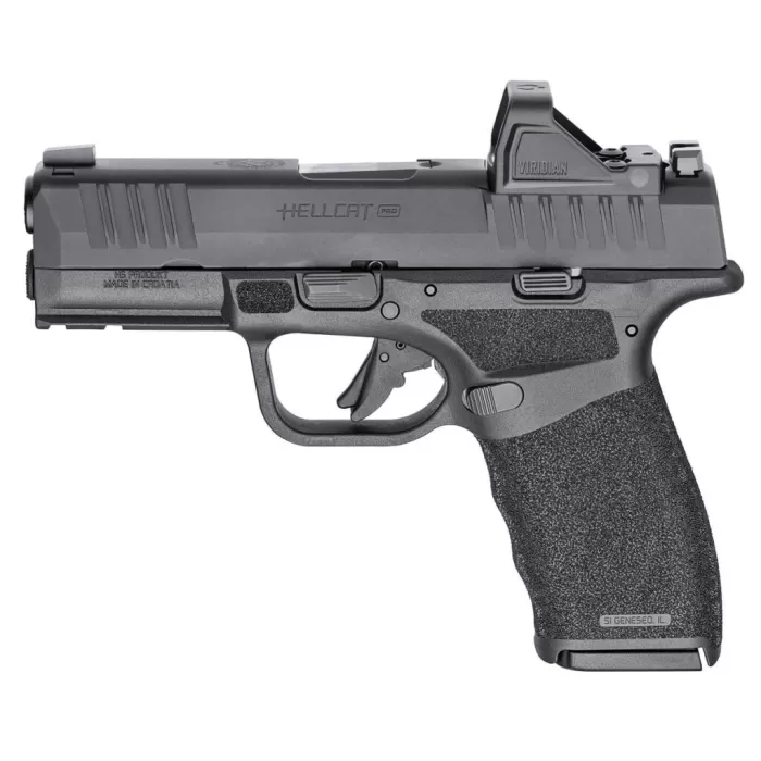 SPRINGFIELD ARMORY Hellcat Pro OSP 9mm 3.7in 15rd/17rd Mags Black Pistol with RFX11 (HCP9379BOSPRFX)