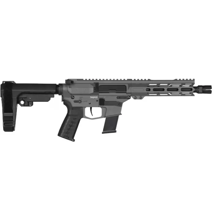 CMMG Banshee Mk10 10mm 8in 15rd Tungsten Semi-Auto Pistol w/ Ripbrace (10A570F-TNG)