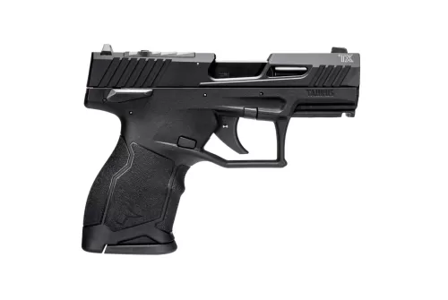 Taurus TX22 Gen2 Compact 3.6" .22LR (5)13rd O.R. Fixed Front Sight MS Pistol, Black - 1-TX22331-5X13