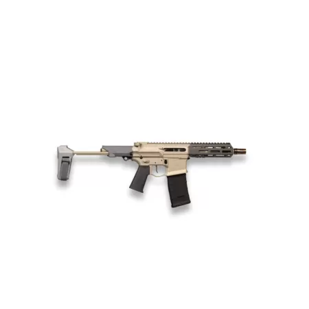 Q Honey Badger Pistol .300 BLK, 7" Barrel, Pistol Brace, 30 rnd - FDE [MPN:HB-300BLK-7IN-PISTOL-G]
