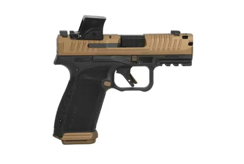 Canik METE MC9 Prime 3.64" 9MM O.R. (2)17rd Pistol, Black/Bronze w/ MO4 - HG8573LEV-N