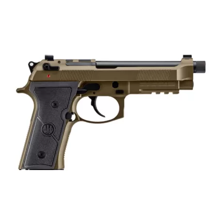 Beretta USA JS92M9A4GBRZ18 M9A4 Overlanding Full Size Frame 9mm Luger 18+1 5.10" Black Threaded Barrel, Nomad Bronze Cerakote Steel Optic Ready/Serrated Slide, Nomad Bronze Cerakote Aluminum Frame w/B