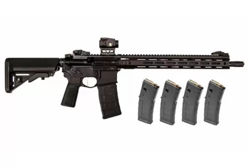 Springfield Armory STV916556BV2B5PAC SAINT Victor V2 Gear Pac 5.56 NATO 30+1 16" Black Melonite Barrel, Black Hardcoat Anodized Aluminum Receiver w/Picatinny Rail, M-LOK Handguard, B5 Enhanced SOPMOD