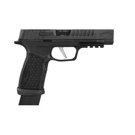 Sig Sauer 365XF9BFORXSL P365 Fuse w/Optic Compact 9mm Luger 21+1 4.30" Black DLC Barrel, Black Nitron Stainless Steel Serrated w/Optic Slide, Black DLC Stainless Steel Frame w/Beavertail & Picatinny R