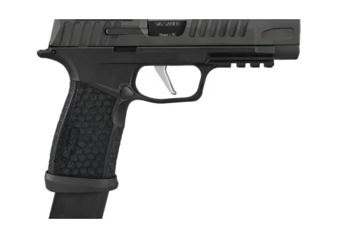 Sig Sauer 365XF9BFORXSL P365 Fuse w/Optic Compact 9mm Luger 21+1 4.30" Black DLC Barrel, Black Nitron Stainless Steel Serrated w/Optic Slide, Black DLC Stainless Steel Frame w/Beavertail & Picatinny R