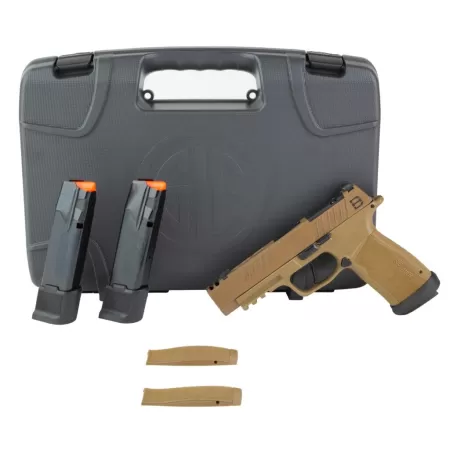 Sig Sauer 365XF9DH3 P365 DH3 Compact 9mm Luger 21+1 3.70" Black DLC Barrel, Coyote Cerakote Stainless Steel Lightening Cut/Optic Ready/Serrated Slide & Frame w/Picatinny Rail, Interchangeable Backstra
