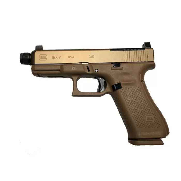 Glock 19X V 9mm Optic Ready Semi-Auto Pistol with Threaded Barrel (Made in USA)