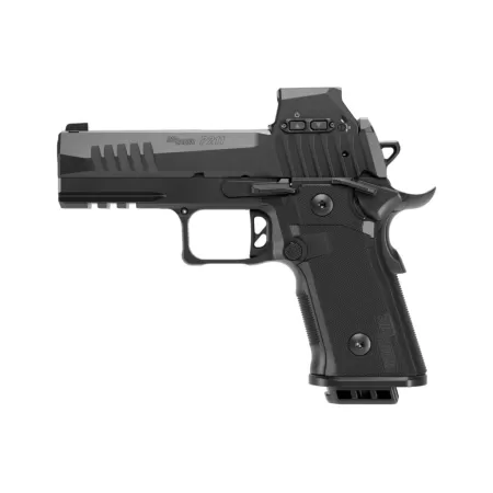 Sig Sauer 211CA9GT4RXSL P211 GT4 w/Optic Carry 9mm Luger 21+1 4.20" Black Barrel, Black Nitron Stainless Steel Serrated w/Optic Slide & Stainless Steel Frame w/Beavertail & Picatinny Rail, G10 Grip Pa