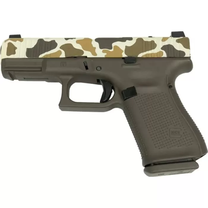 Glock 19 V Fixed Sights 9mm Duck Camo Cerakote Pistol