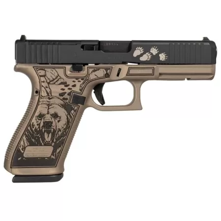 Glock V-Series Model 20 "Bear" 10mm Auto (3) 15rd  Mags, 4.61" Ported Barrel US Made - UV2050203MOS MODPTBEAR