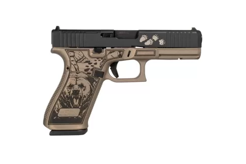 Glock V-Series Model 20 "Bear" 10mm Auto (3) 15rd  Mags, 4.61" Ported Barrel US Made - UV2050203MOS MODPTBEAR